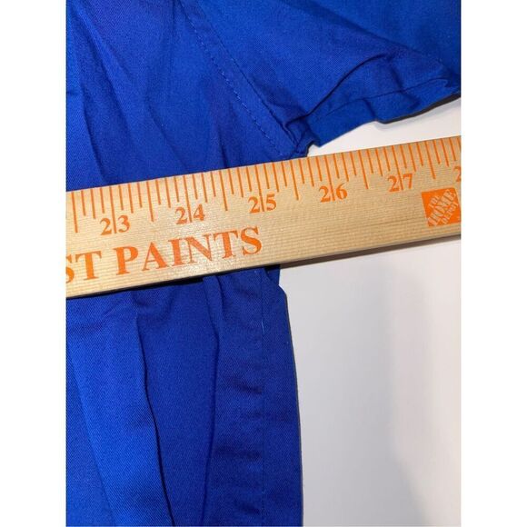 Wrangler Western Shirt   XXL Rodeo‎ Cowboy Blue w/ Yellow Embroidery A9 - Picture 5 of 6